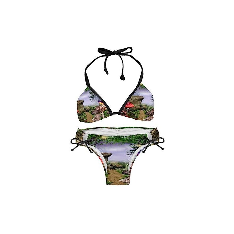 Suojapuku Bikini Da Donna Costume Da Bagno A Due Pezzi Foresta Di