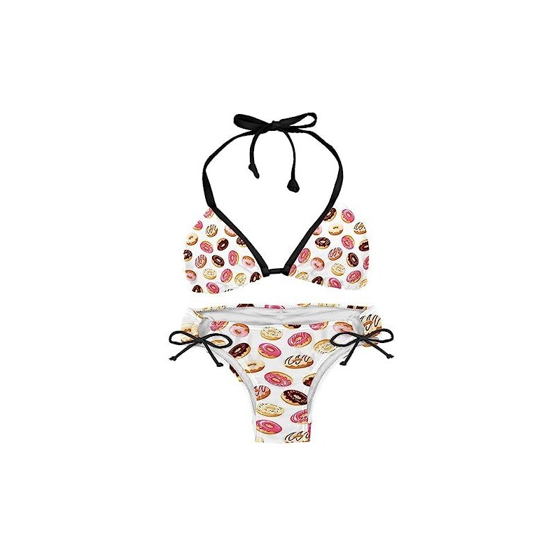 ZAFUL Women's Bikini Sets Ribbed Metal O Ring Criss Cross Two Piece Swimsuit XL