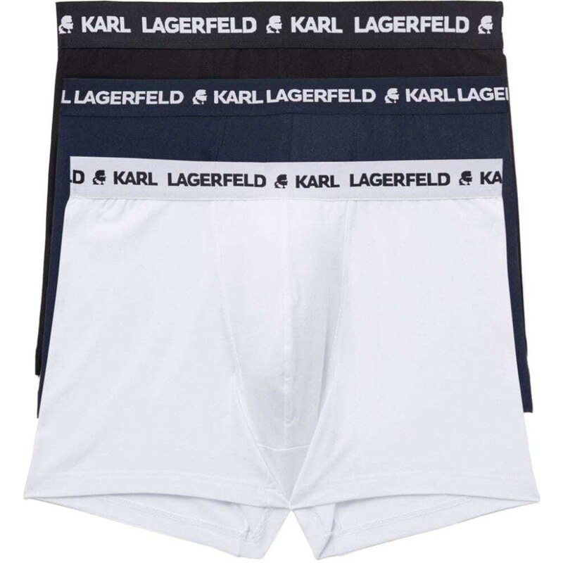 Karl Lagerfeld Blu Polyester Men's Swim Boxer main image 0