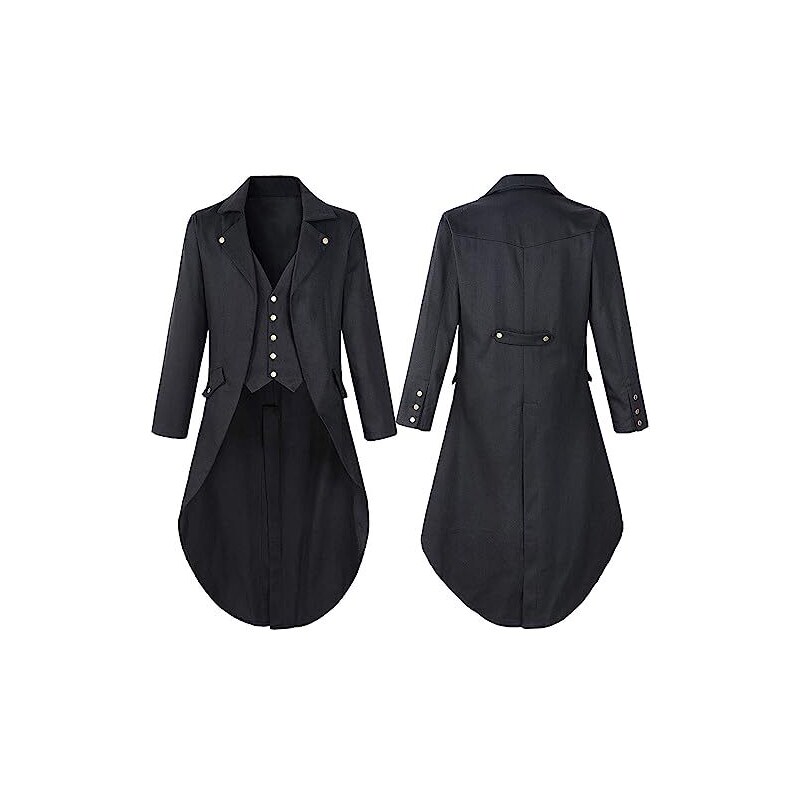 sutelang lurryly Giacca Steampunk Uomo Medievale Gotico Vittoriano sutelang lurryly Giacca Steampunk Uomo Medievale Gotico Vittoriano