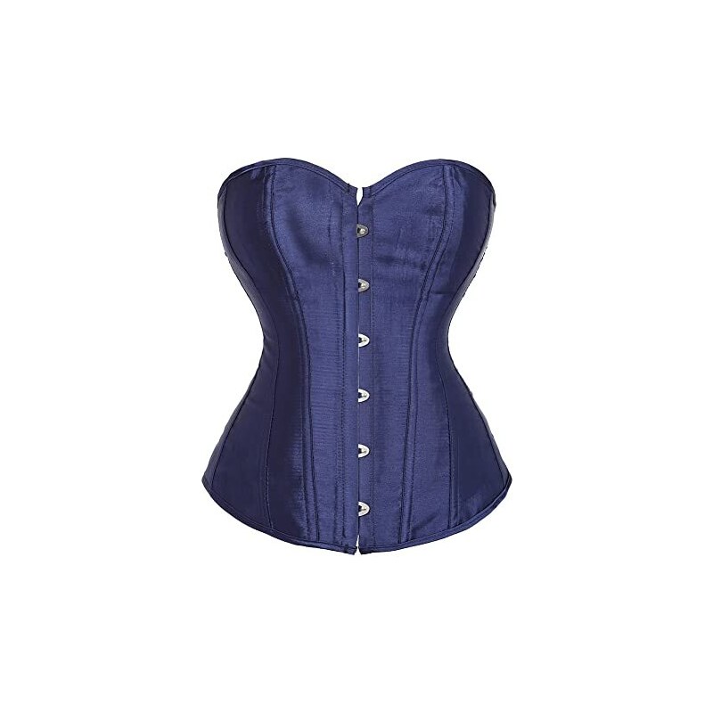 Corsetto Donna Reggiseno Incorporato - Top Corto Con Strass, Modellante Per Feste E Costume - Foto 10