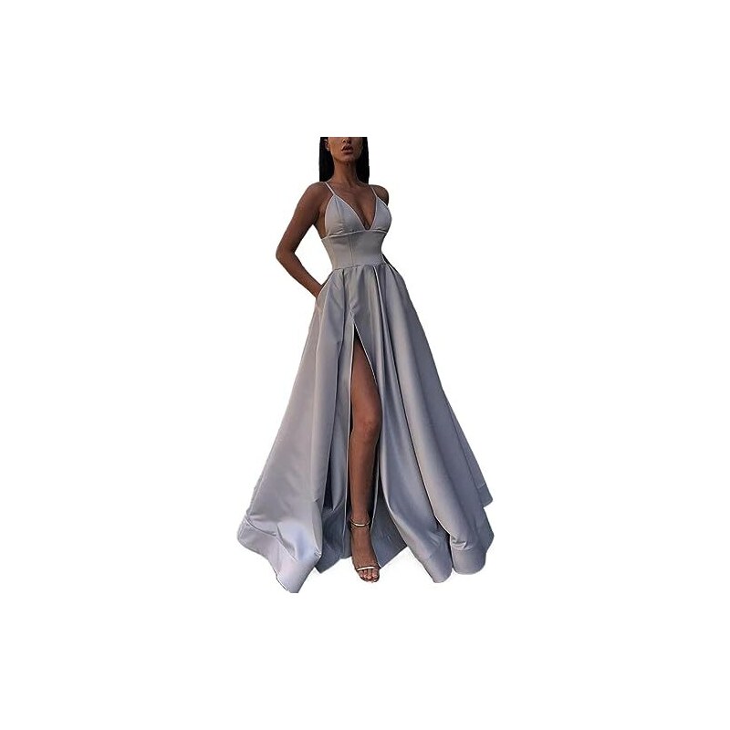 PDYLZWZY Abito Estivo Da Donna, Senza Spalline, Sexy, Senza Spalline Sexy Senza Spalline Scollo A Tubo Estivo Con Spacco Nero S 123785492 - Foto 2