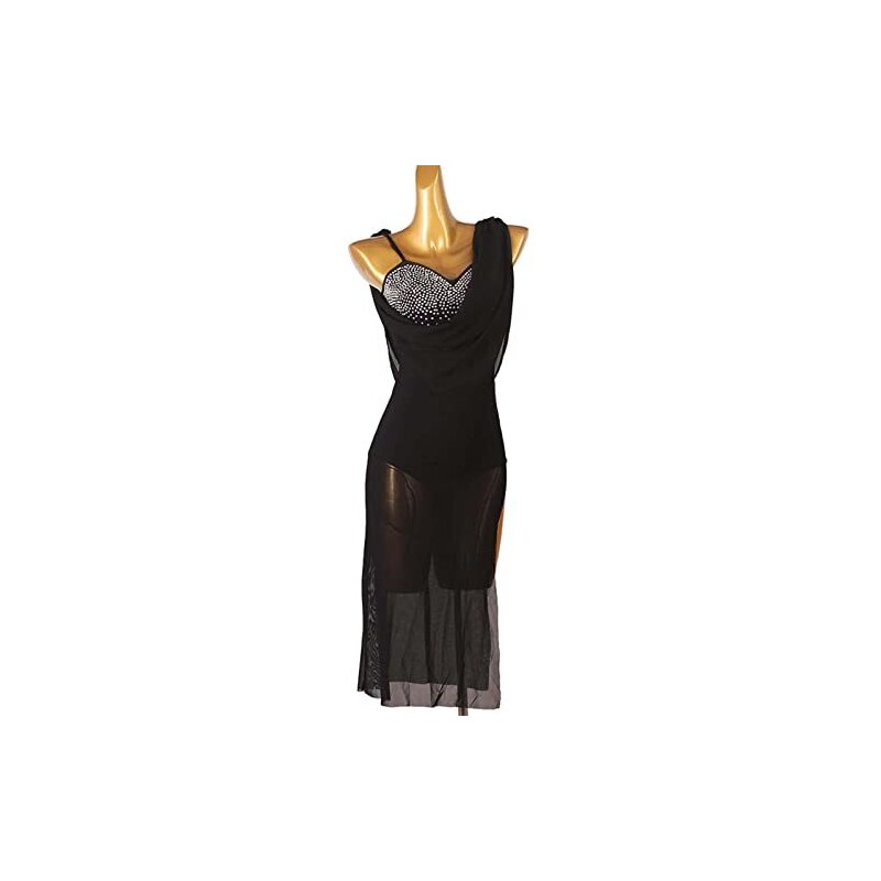 Grouptap Womens Argento Flapper Gatsby Paillettes Nappa Sala da Ballo Fionda Gonna e Salsa Latino Tango Samba cha cha Rumba Vestito (Argento e Nero, EU 32-38 Grouptap Womens Argento Flapper Gatsby Paillettes Nappa Sala da Ballo Fionda Gonna e Salsa Latino Tango Samba cha cha Rumba Vestito (Argento e Nero, EU 32-38
