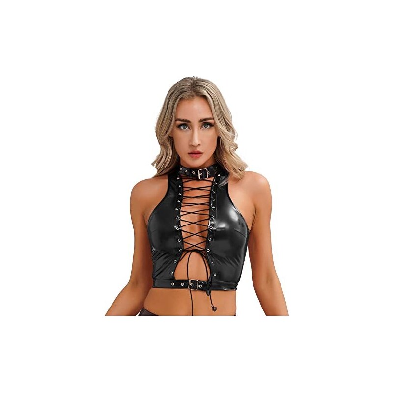 Corsetto Modellante Donna - Crop Top In Cotone, Sexy E Vintage, Per Estate E Palestra - Foto 5