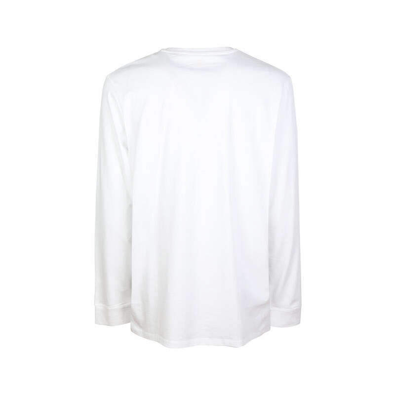 Timberland T-shirt Uomo In Cotone Manica Lunga Bianco Taglia L