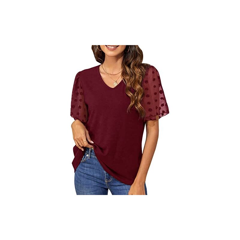 Camicia Donna Elegante A Maniche Lunghe Con Scollo A V – Per Lavoro, Tempo Libero E Look Casual Chic
