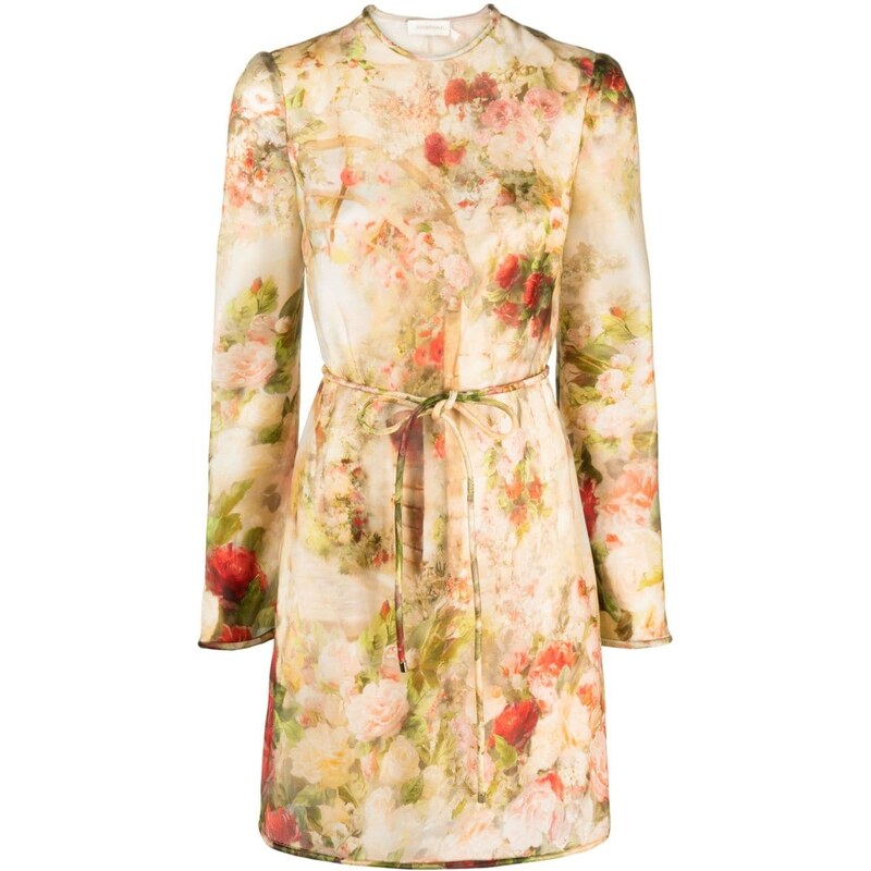 Zimmermann Women's Abito Luna Green main image 1