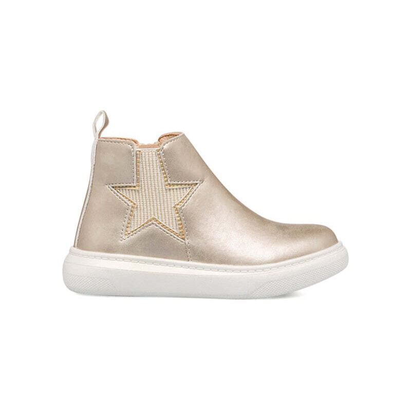 Stivaletti neri da bambina con stella sul retro 10 Baci