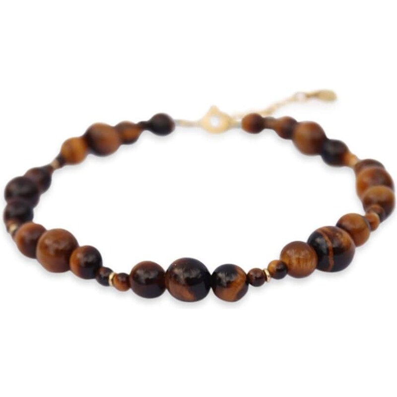 Cavigliera Donna In Acciaio Inox 18K Oro | Con Cuore E Perline | Regolabile | Idea Regalo - Foto 11