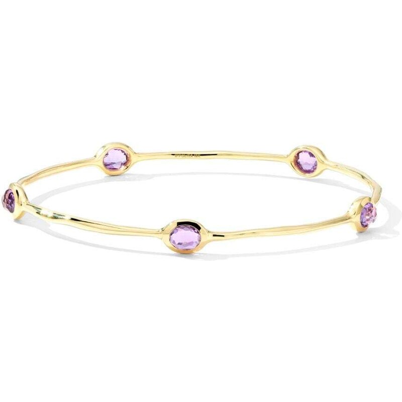 SINGULARU - Brazalete Plate. Acciaio. Bracciale rigido e regolabile con apertura di 3 cm. Gioielli per donna