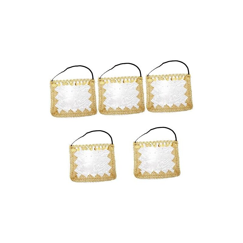 QSCTYG Cintura Danza Del Ventre Donne Praticare Abbigliamento Triangolo Triangolo Hip Sciarpa Adattabile Vestibilit&agrave; Pancia 588 (Color : Yellow Gold Coins