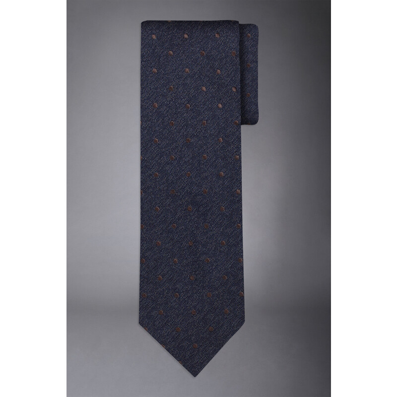 Doppelganger Cravatta Uomo Misto Bamboo Fantasia Pois - Foto 9