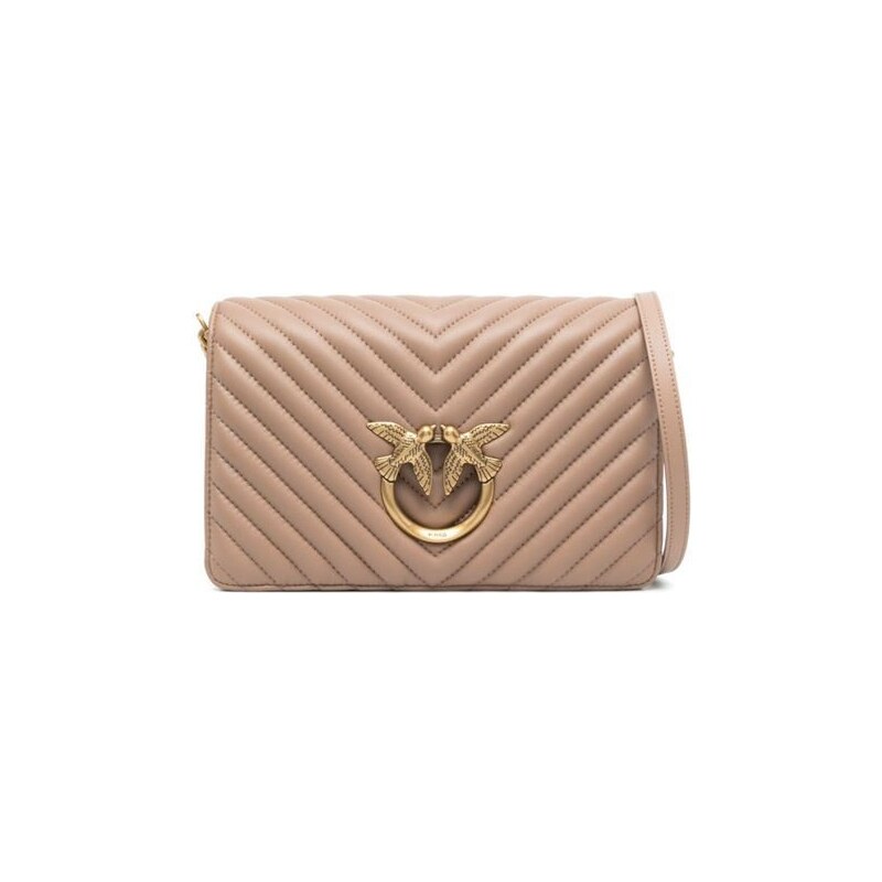 Pinko Precoll.Pelletteria CLASSIC LOVE BAG CLICK CHEVRON - Stileo.it