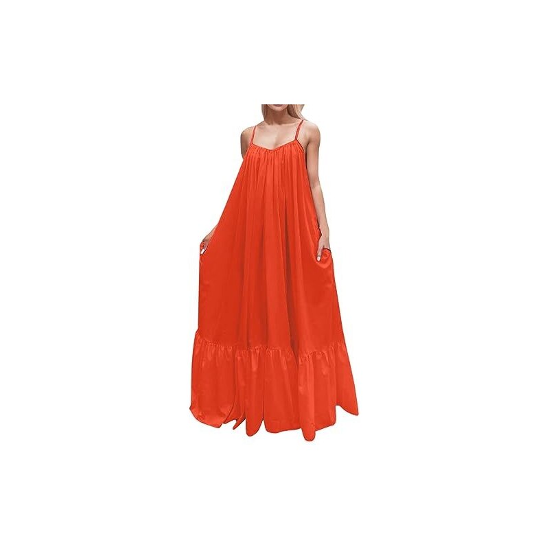Top In Lino Senza Maniche Per Donna – Canottiera Estiva Con Scollo A V E Spalline Sottili