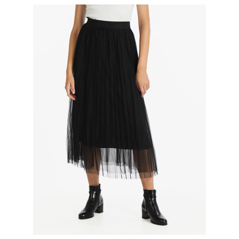 Sweet Miss Gonna Lunga In Tulle Donna Gonne Lunghe Nero Taglia S/m