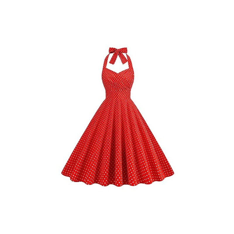 oueyfer Mini Abito da Cocktail Party con Scollo A Cuore da Donna Abito