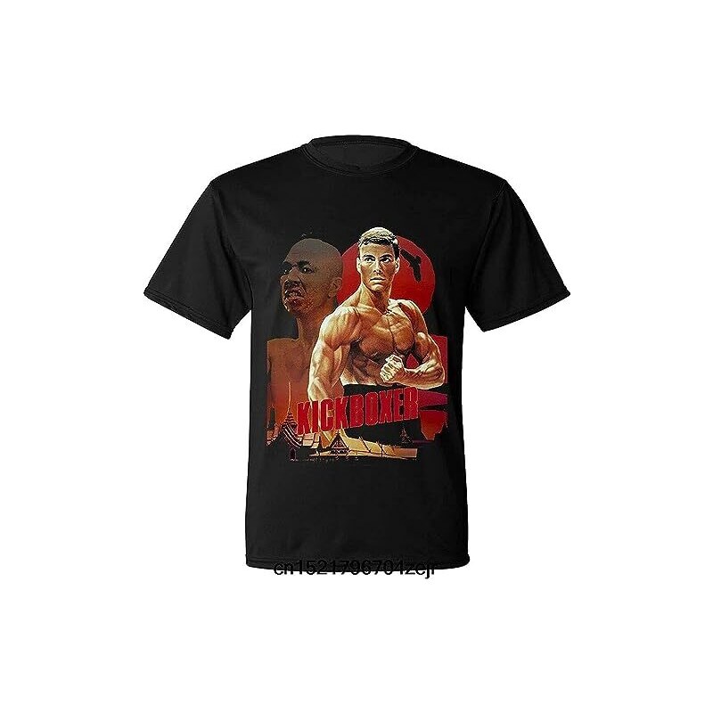 innocente Men T Shirt Kickboxer Movie Poster Jean-Claude Van Damme Tops O Neck T-Shirt Novelty T-Shirt_382 XL