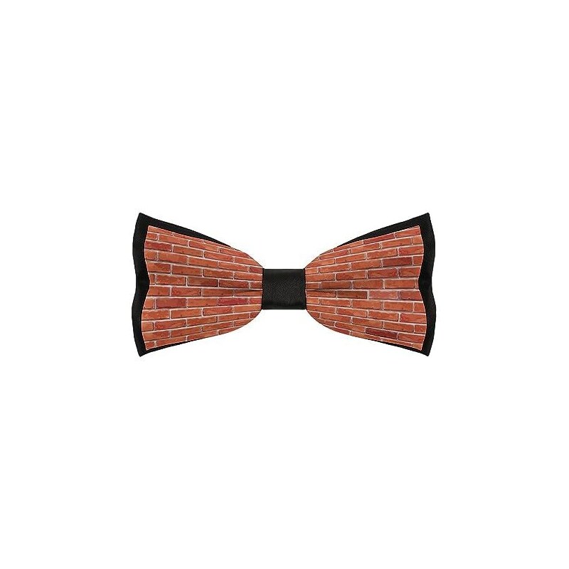 Papillon Rigato Regolabile StickandShine - 12 Cm, Per Uomo, Matrimonio O Business