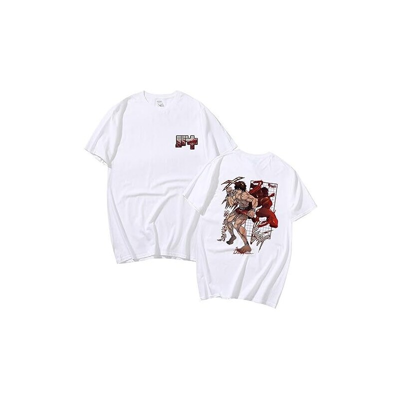 VICHYIE Maglietta Donna A Costine Maniche Corte - Top Aderente Girocollo, Basic Estivo In Bianco, Taglia XL - 2