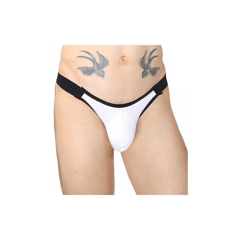 Cinghie Per Imbracatura Da Uomo In Lingerie Costumi Per Il Corpo Da Uomo Sexy Costume Da Bondage Ad Alta Elasticà Con Fascia Da Braccio Per Uomo Night Club - Foto 11