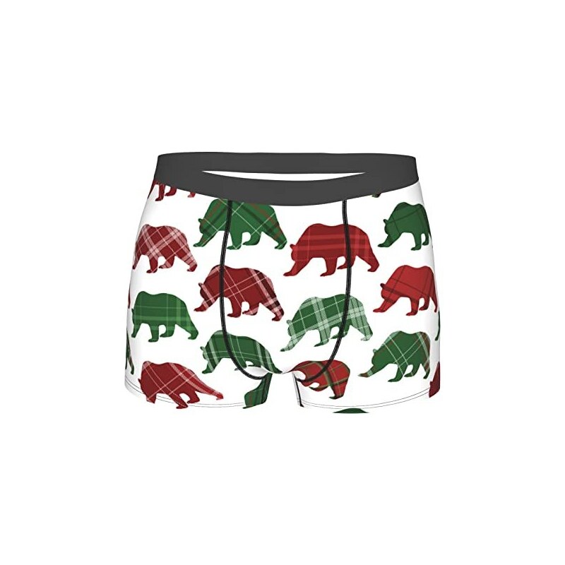 Boxer 3d Stampato Boxer Uomo Natale Hipster Mutande Divertenti