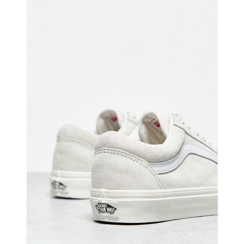 Vans - Old Skool - Sneakers in camoscio bianco sporco-Neutro