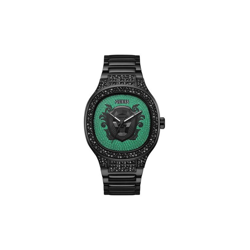 Orologio GUESS Nero Da Donna O Uomo - Cassa Rettangolare In Acciaio, Movimento Al Quarzo - 5