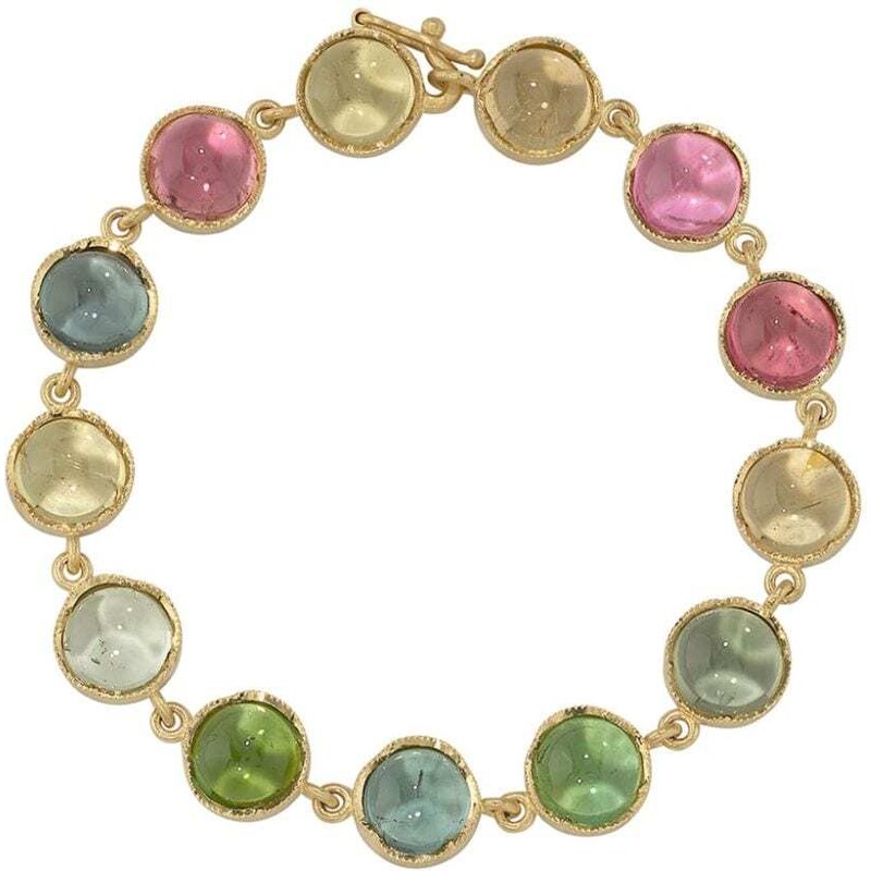 Irene Neuwirth Bracciale In Oro Giallo 18kt Con Tormalina - Foto 9