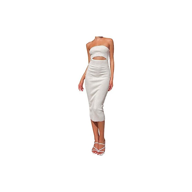 Abito Donna Lungo Senza Maniche Backless - Bodycon Elegante Per Serate - Foto 2