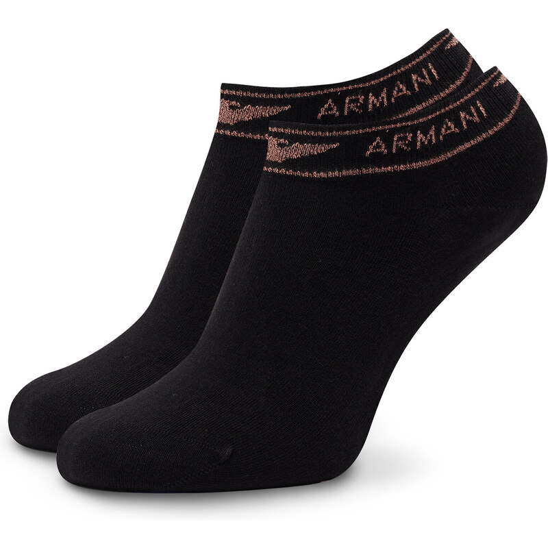 Set di 2 paia di calzini corti da donna Emporio Armani