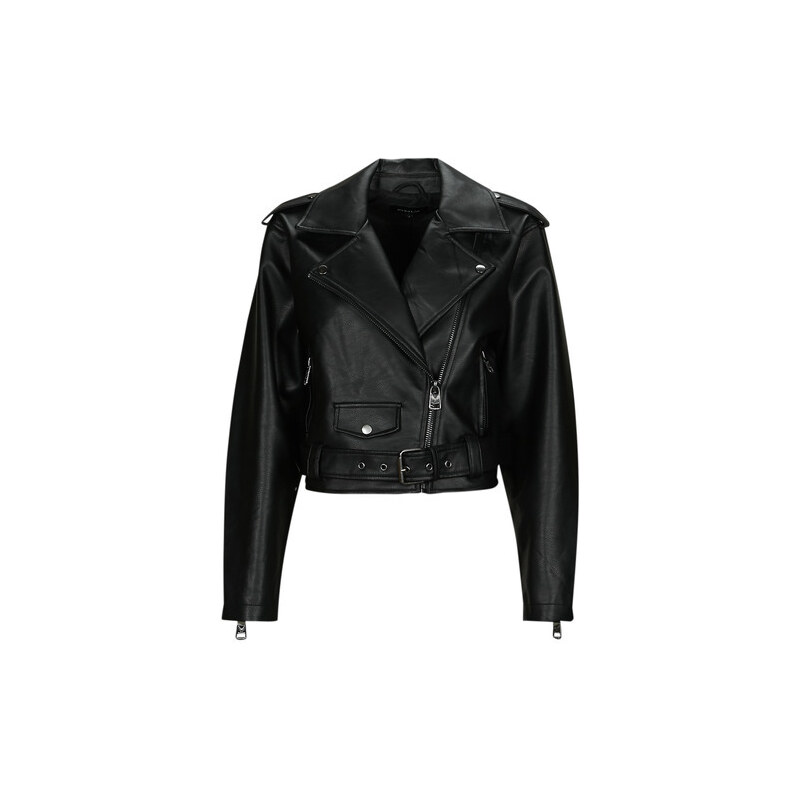 Only Giacca in pelle ONLLOUIE FAUX LEAHTER BIKER OTW