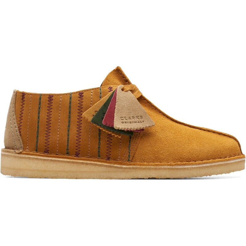 Clarks - Trek - Sabot in pelle scamosciata beige