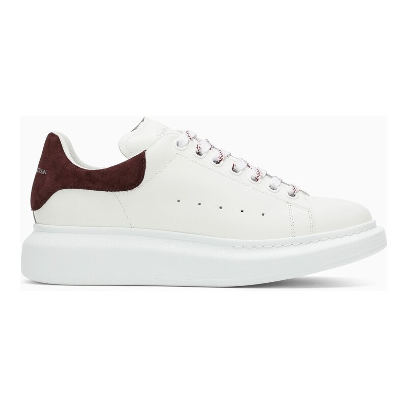 Alexander McQueen Sneaker Oversize bianca/bordeaux