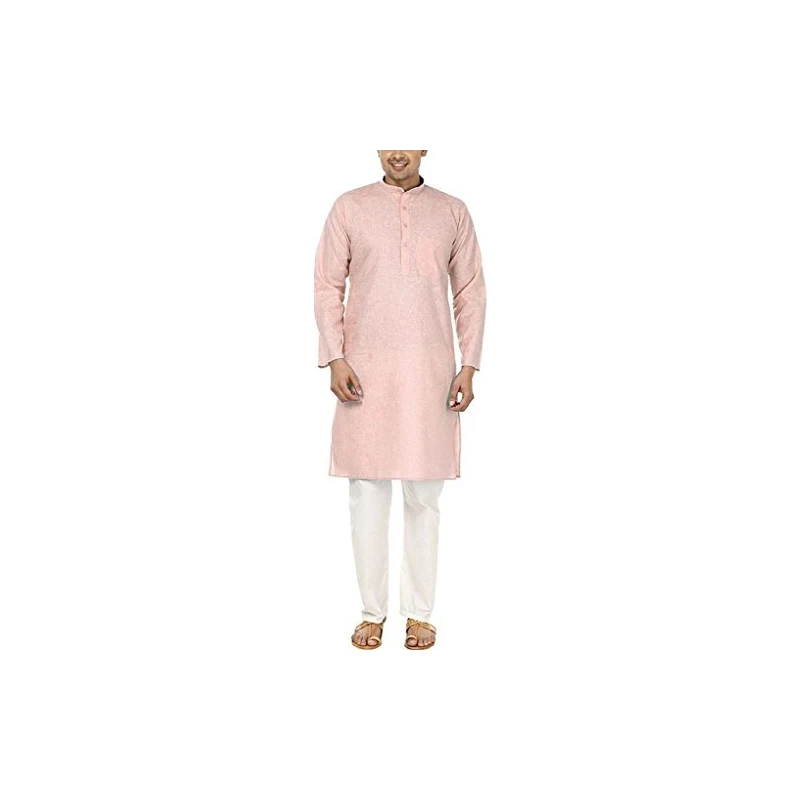 Pigiama Kurta In Cotone Per Bambini - Tinta Unita, Outfit Diwali - AJ Dezines (Nuovo)