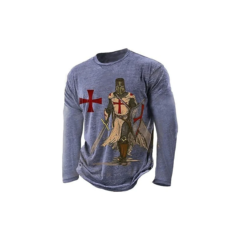 Tshirt uomo Jersey Henley maniche lunghe | Logo Personalizzato | Da 20,38
