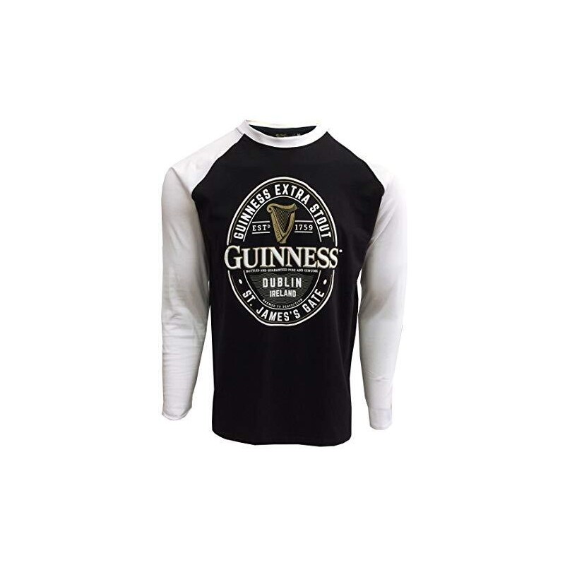 Dulin Label Guinness Official Merchandise Guinness Dublin Label Manica Lunga ...