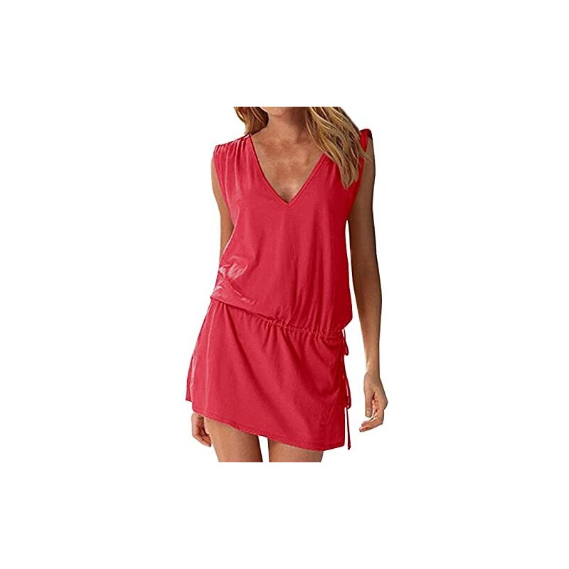 Costume Da Bagno Per Stomia A Vita Alta Da Uomo Rosso