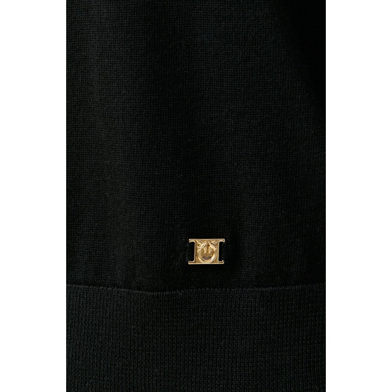 Pinko maglione in lana donna colore nero