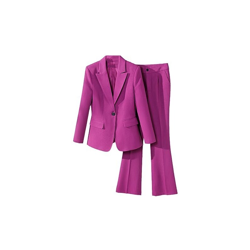 Completo Donna 2 Pezzi Allegra K – Blazer Doppiopetto E Gonna Tubino, Taglio Slim, Per Ufficio E Riunioni