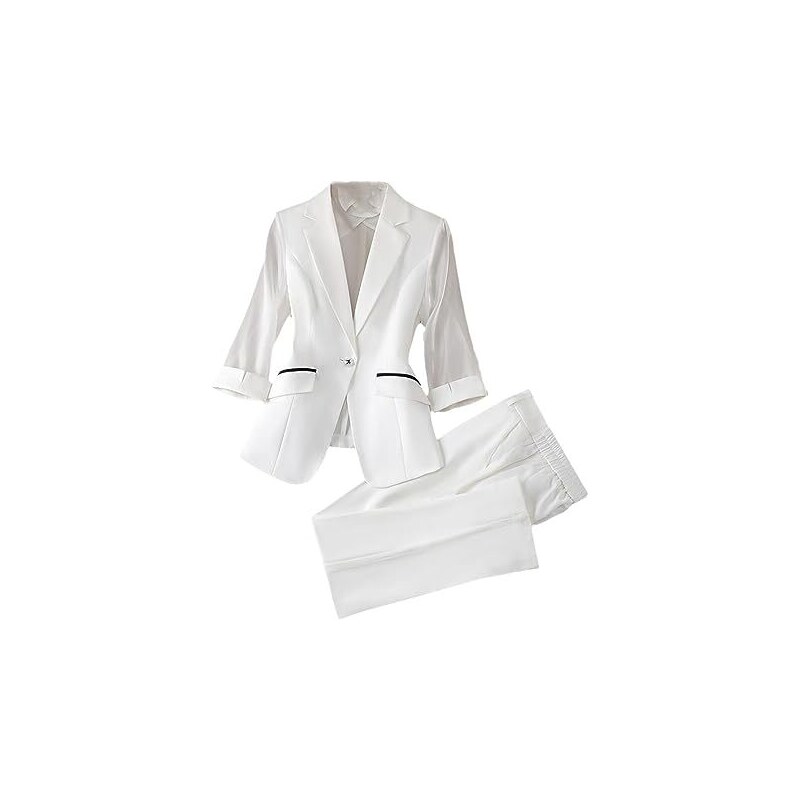 Tuta Donna Sportiva 2 Pezzi - Completo In Maglia, Largo, Per Casa, Palestra, Yoga