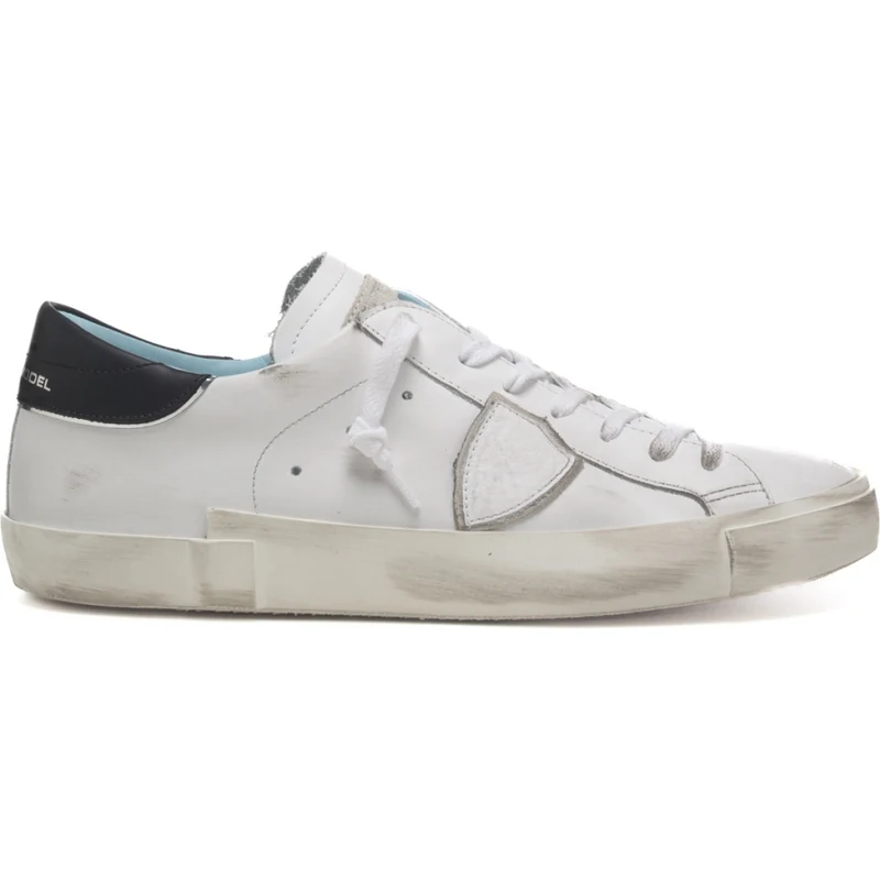 Philippe Model TILU-W002 Sneakers Uomo Bianco Vintage Logo – Nuove Con Scatola
