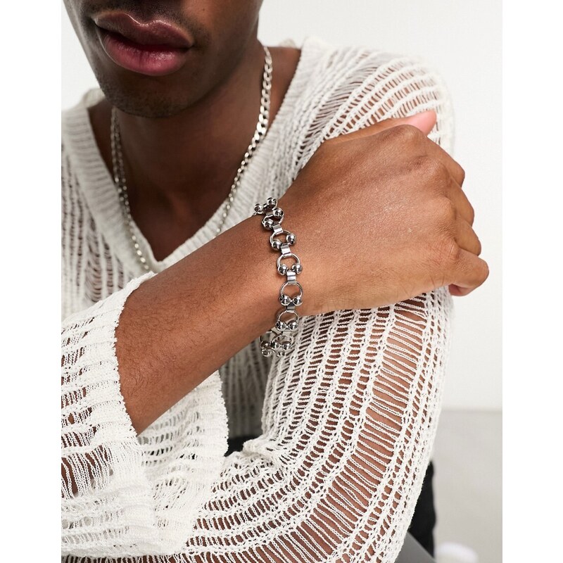 Bracciale a catena trama Figaro in Argento 925 - Tutti i Bracciali