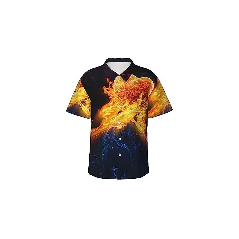 Set Uomo 2 Pezzi Camicia Hawaiana E Pantaloncini - EUOW - Estivo Spiaggia Vacanze