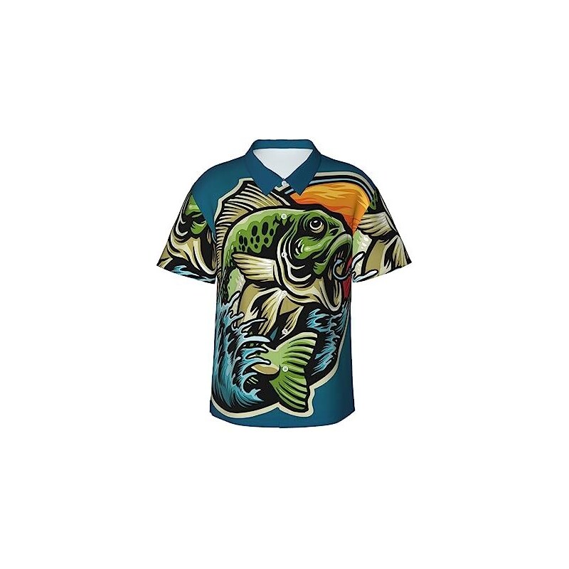 Camicia Hawaiana Stampa 3D Spiaggia Viola Disegno Uomo Donna Unisex - Disegno Per Estate