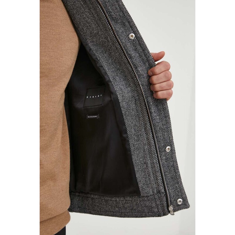 Sisley giacca in misto lana