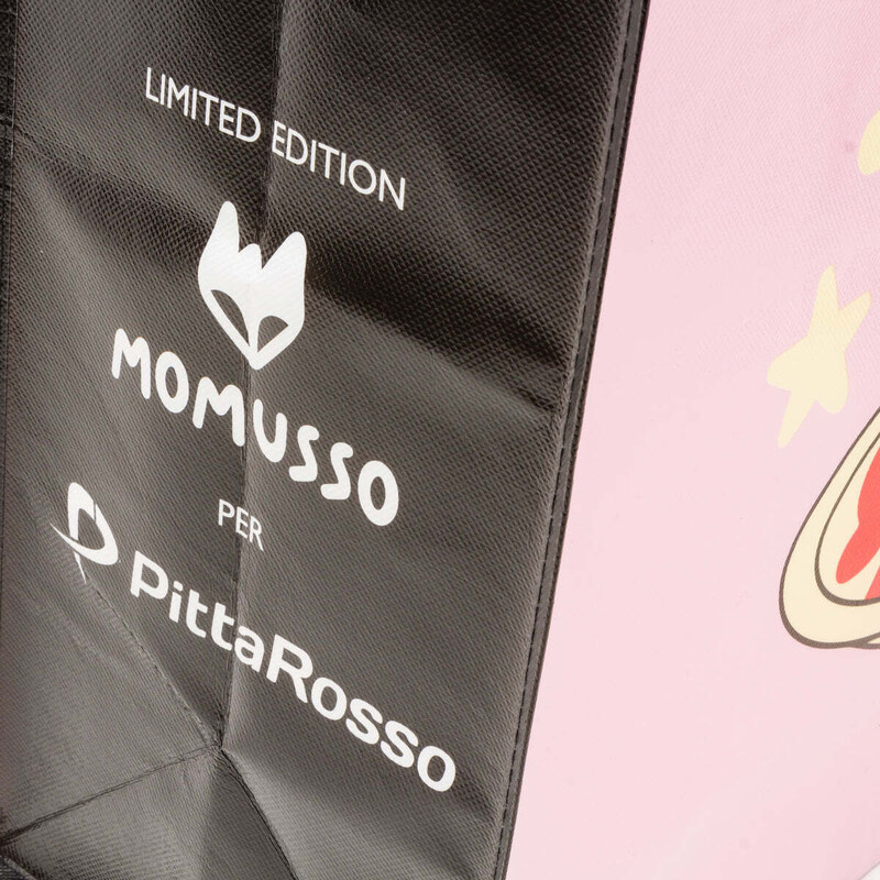 PittaRosso Shopper grande rosa in TNT Momusso
