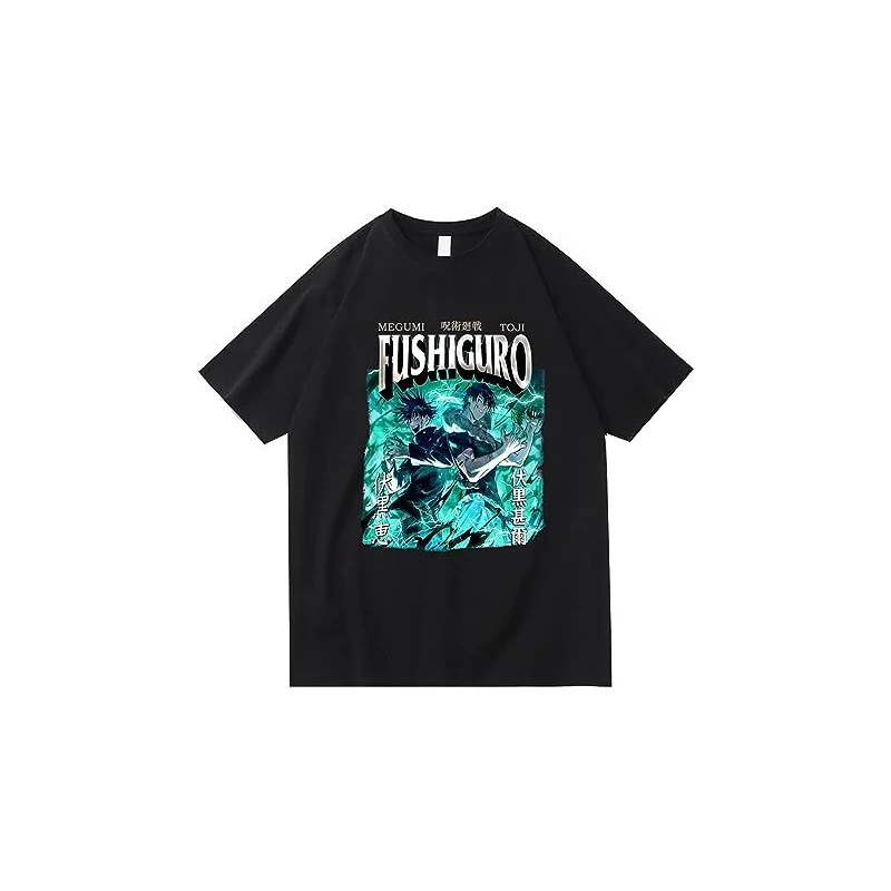 Kakazoomm Maglietta Jujutsu Kaisen Fushiguro Toji Felpa Con Cappuccio