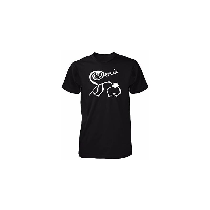 Marca Peru Nazca Lines Monkey T-Shirt For Men – Perucousa – 100% Cotton Graphic Tee