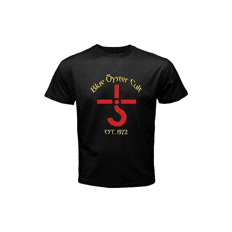 Men's Cotton Tee Blue Oyster Cult Imaginos Logo T-Shirt - Men's