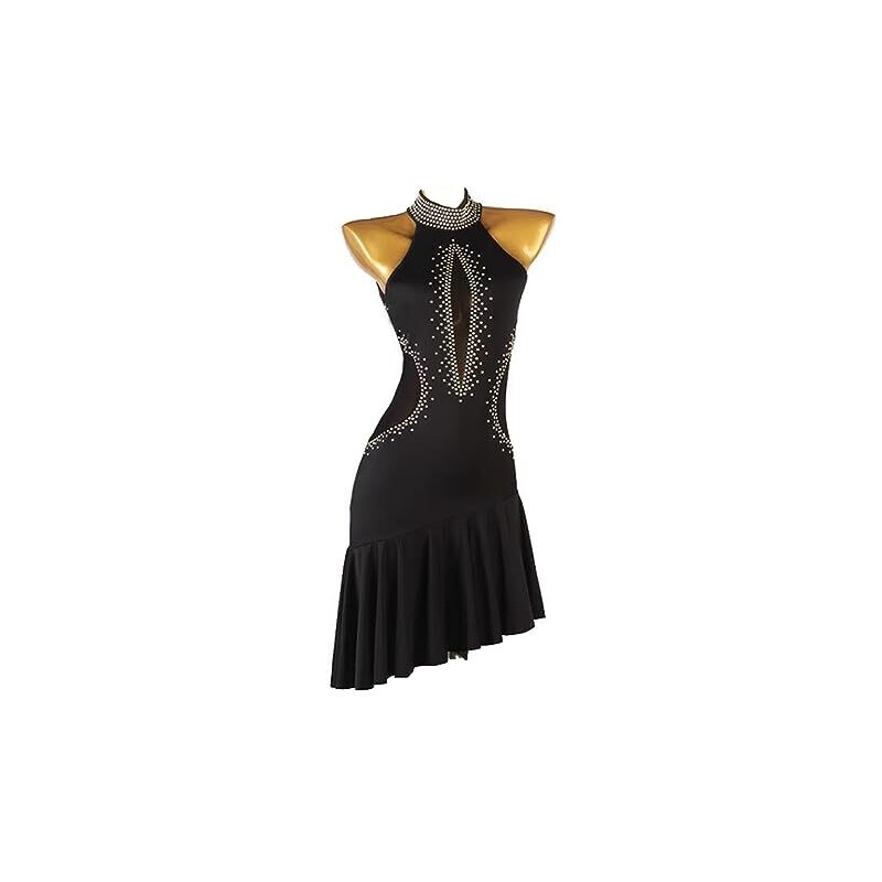 OTMYIGO Vestito da Ballo Latino per Ragazze Gonna per